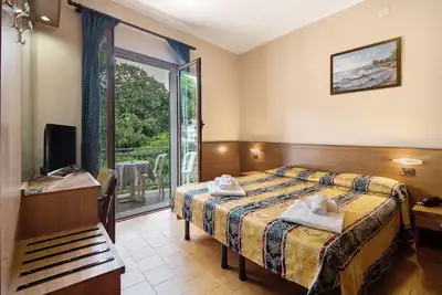 Image de Appartement Bilocale Moneglia 21 près de la plage avec piscine partagée et Wi-Fi