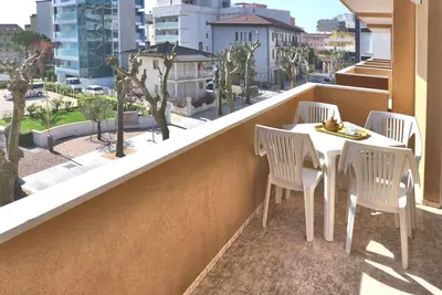 Appartement de vacances avec climatisation et balcon