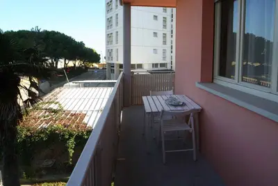 Appartement de vacances avec balcon et climatisation