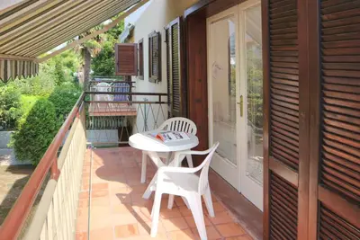 Appartement de vacances avec climatisation et balcon
