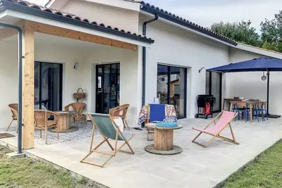 Image de Moliets, Villa  Confortable  Au Coeur Du Village