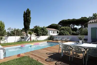 Image de à 5min à pied de l'océan, Villa Odette, Bois plage, piscine