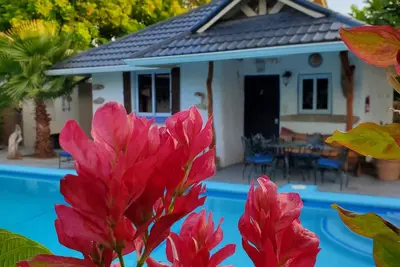 Image de Relax & Unwind in Nature: Rustic Poolside Cottage