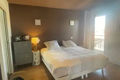 Image de Vue mer parking jardin 50 m plage 6 personnes