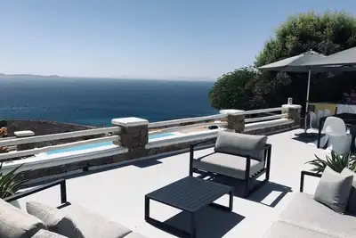 Image de Villa Agnes Mykonos - 5 bedrooms - seaview - pool - fast satellite internet