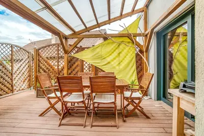 Image de Gîte de luxe à Saasenheim avec balcon