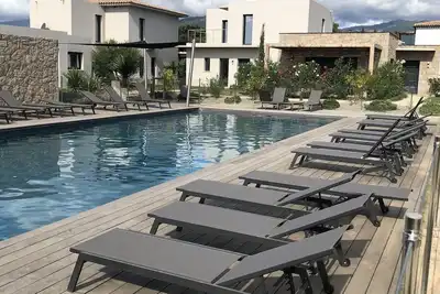 Image de Appartement T2 45 m² classé 3* 4 personnes Terrasse 30 m²  Piscine Porto-Vecchio