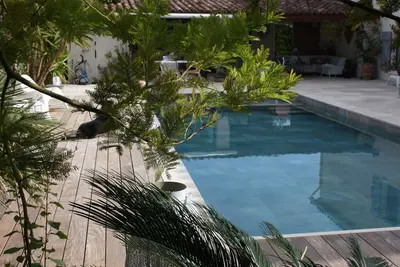 Image de Villa de charme avec Pool House, Piscine chauffé, climatisation