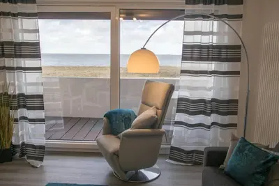 Image de Sahlenburger Strand Whg 4 - cozy apartment with swimming pool and direct sea view