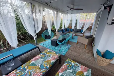 Image de Bassin d'Arcachon, Maison vacances climatisée au calme, proche plage