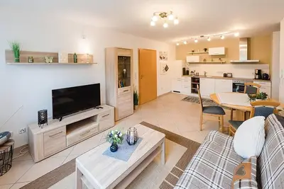 Image de Ferienwohnung Storchenaue, 50 qm mit 1 Schlafzimmer für Max. 4 Personen