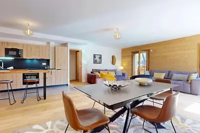 Image de Appartement cosy au centre de Samoëns, 6 pers, 3 chambres, balcon