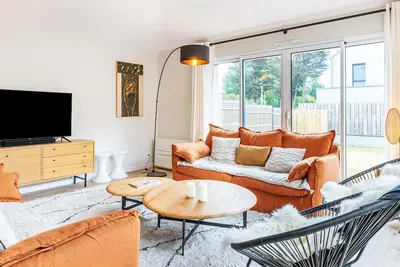 Image de Belle maison de vacances pour 8 personnes avec Wifi, climatisation, Tv, terrasse et parking