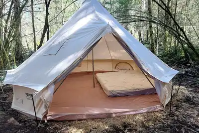 Image de Baggins Inn campsite at Elfendahl forest.