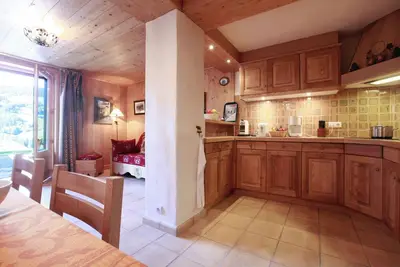 Image de A Megève près  des pistes de ski, spacieux 3 pièces  pour 5 pers.