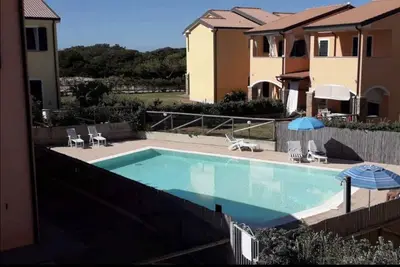 Image de House \"Elicriso \"50 meters from the beach, with swimming pool, Baia delle Mimose; Badesi