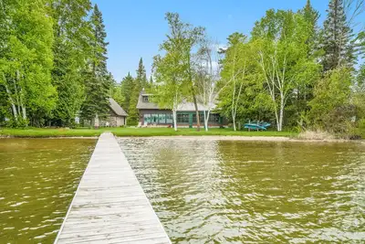 Image de Lakefront home with Platte Lake views - private dock, kayaks & paddleboards