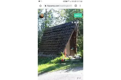 Image de Cabin on the Carbon river at campground