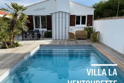 Image de ☀️ Villa typique oléronnaise avec piscine chauffée, à 5 minutes de la plage! 🌊