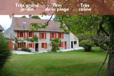 Image de Maison typique - Très grand jardin - 7km de la mer