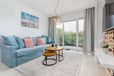 Image de Na Wydmach B36 Międzywodzie | Blue Apartment with Parking Near the Beach
