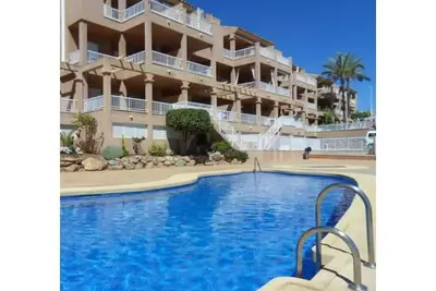 Image de Pleine vue sur baie de Mojacar Playa et le Golf Marina de la Torre