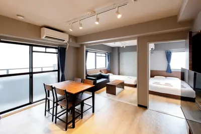 Image de Apartment Type D double bed x 1 single bed x 2  - 11d / Osaka Ōsaka