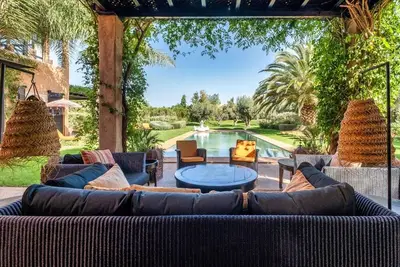 Image de Marrakech Route des Golfs Splendide Propriété Beldi Chic à louer