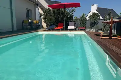 Image de Maison à 450 mètres de la plage avec réduction de 10% pour août