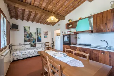 Appartement \"Trilocale Etrusco\" avec piscine partagée, jardin et Wi-Fi