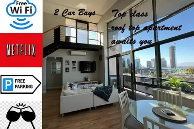 Image de Stunning! Top Floor Roof Terrace 2Car Wifi Wine