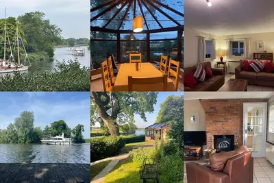 Image de Riverside cottage in idyllic location with private mooring. Great for fishing!