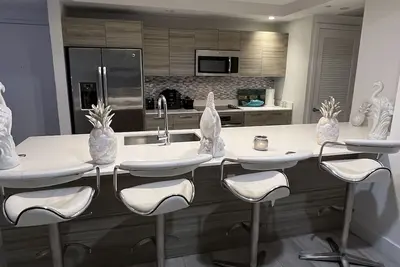All white lovely condo
