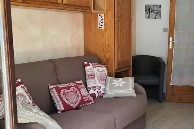 Image de Studio Cabine 4 Pers 3* Exposé Sud-Est, Balcon, Séjour Lumineux