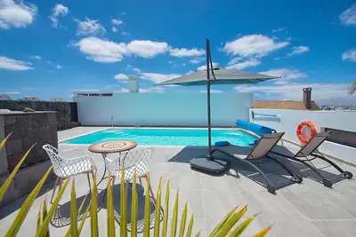 Maison de vacances Playa Blanca pour 1 - 4 personnes avec 2 chambres à coucher - Maison de vacances