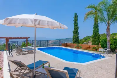 Image de Villa Melisos: Holiday Villa To Rent, Pool, Views, WiFi, A/C, sleeps 8