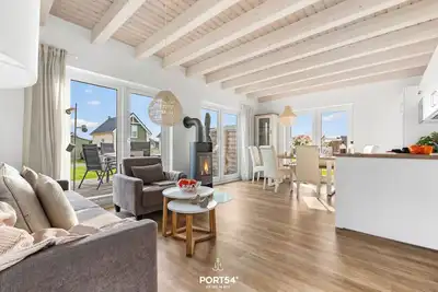 Image de Seestern - terrace, heat cabin, fireplace, close to the North Sea and the beach, modern
