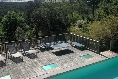 Image de Villa très agréable à vivre avec vue sur la forêt domaniale et plage à pied