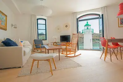 Image de Élégant appartement moderne avec vue sur le port à Sauzon