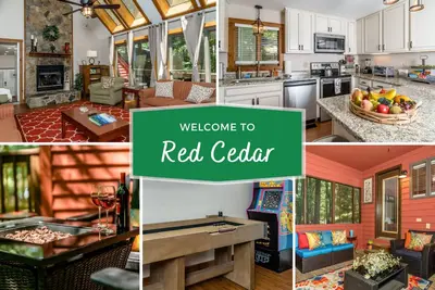 Image de Red Cedar Retreat at Massanutten Resort- Game Room, Screened Porch, Golf, Hike & Ski