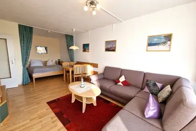 Image de This bright and comfortable apartment on the 4th floor.
