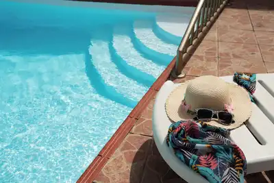 Maison de vacances Casa Carmencita avec vue sur mer, piscine & Wi-Fi