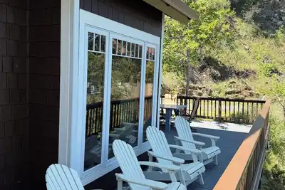 Newly remodeled waterfront home in a beautifully protected bay on Finley Point!