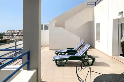 Unique Penthouse with Sea Views, 3 Terraces in a Beachfront Complex.