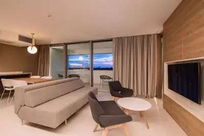 Image de Appartement d'une chambre avec le balcon et la vue sur le mer Novalja, Pag (A-15882-d)