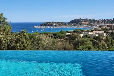 Image de Plage à 350 M- vue mer panoramique-Villa les Citronniers