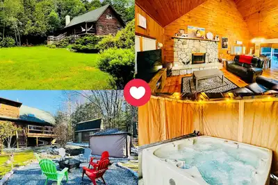 Image de Moira's Spacious Log Cabin Retreat: Hot Tub, Fire Pits, Near Lakes & Mountains