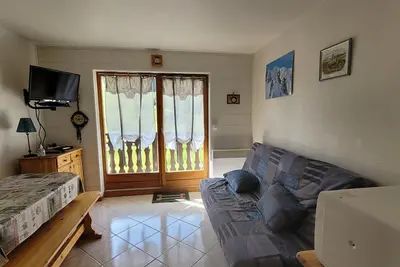 Image de Studio 25m² au pied des montagnes, balcon, idéal pour 4 pers