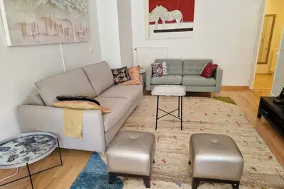 Image de Cozy 80 m² apartment with two bedrooms, balcony and parking space