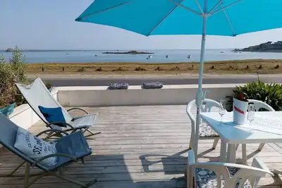 vue panoramique sur la mer, Plouguerneau